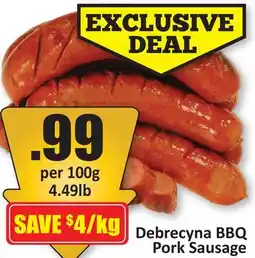 Starsky Debrecyna BBQ Pork Sausage offer