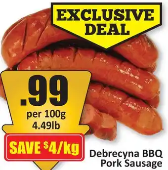 Starsky Debrecyna BBQ Pork Sausage offer