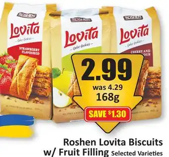 Starsky Roshen Lovita Biscuits w/Fruit Filling offer
