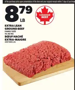 Independent City Market EXTRA LEAN GROUND BEEF, 19.38/KG offer
