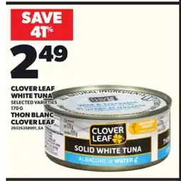 Independent City Market CLOVER LEAF WHITE TUNA, 170 G offer