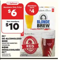 Independent City Market PC DE-ALCOHOLIZED BEER, 12X355 ML offer