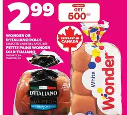 Independent City Market WONDER OR D'ITALIANO ROLLS offer