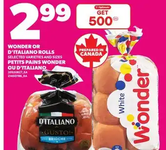 Independent City Market WONDER OR D'ITALIANO ROLLS offer