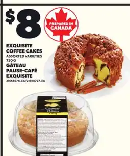 Independent City Market EXQUISITE EXQUISITE COFFEE CAKES, 750 G offer