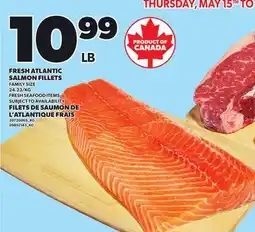 Independent City Market FRESH ATLANTIC SALMON FILLETS, 24.23/KG offer
