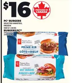 Independent City Market PC BURGERS, 568 G-1.36 KG offer
