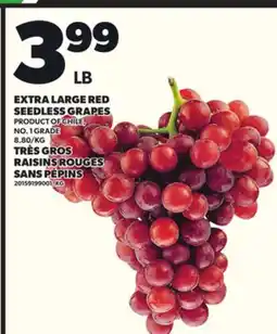 Independent City Market EXTRA LARGE RED SEEDLESS GRAPES offer