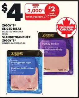 Independent City Market ZIGGY'S SLICED MEAT, 175 G offer