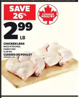 Independent City Market CHICKEN LEGS BACK ATTACHED, 6.59/KG offer