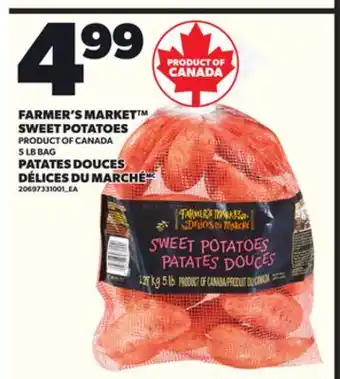 Independent City Market FARMER'S MARKET SWEET POTATOES, 5 LB BAG offer