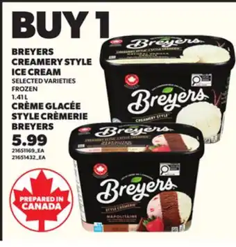 Independent City Market CREAMERY STYLE ICE CREAM, 1.41 L offer