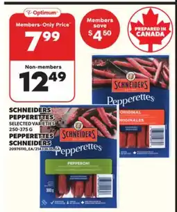 Independent City Market SCHNEIDERS PEPPERETTES, 250-375 G offer
