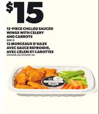 Independent City Market 12-PIECE CHILLED SAUCED WINGS WITH CELERY AND CARROTS 600 G offer