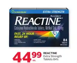 Rexall REACTINE Extra Strength Tablets offer