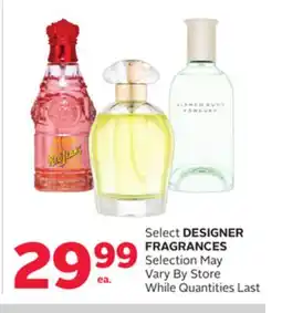 Rexall Select DESIGNER FRAGRANCES offer