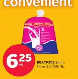 Rexall BEATRICE Skim, 1% or 2% Milk offer