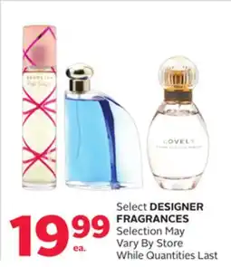 Rexall Select DESIGNER FRAGRANCES offer
