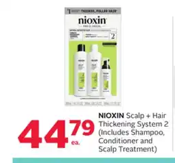 Rexall NIOXIN Scalp + Hair Thickening System 2 offer