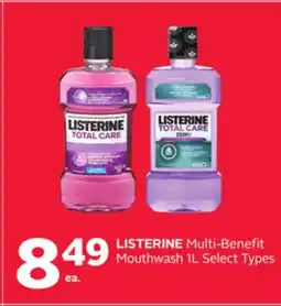 Rexall LISTERINE Multi-Benefit Mouthwash offer