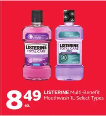 Rexall LISTERINE Multi-Benefit Mouthwash offer