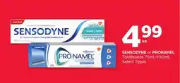 Rexall SENSODYNE or PRONAMEL Toothpaste 75mL-100mL offer