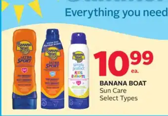 Rexall BANANA BOAT Sun Care offer