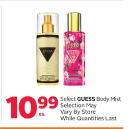 Rexall Select GUESS Body Mist offer