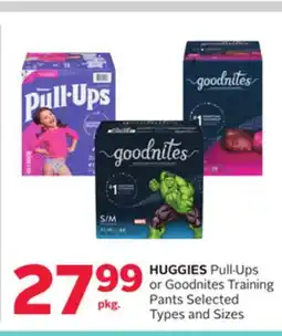 Rexall HUGGIES Pull. Ups or Goodnites Training Pants offer
