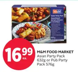 Rexall M & M FOOD MARKET Asian Party Pack 632g or Pub Party Pack 576g offer