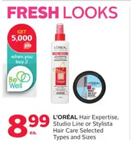Rexall L' ORÉAL Hair Expertise, Studio Line or Stylista Hair Care offer