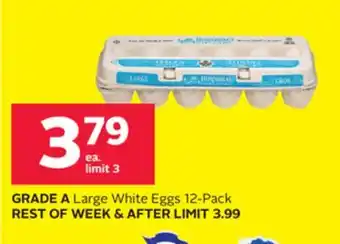 Rexall GRADE A Large White Eggs offer