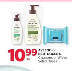Rexall AVEENO or NEUTROGENA Cleansers or Wipes offer