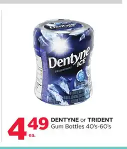 Rexall DENTYNE or TRIDENT Gum Bottles offer