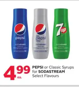 Rexall PEPSI or Classic Syrups for SODASTREAM offer