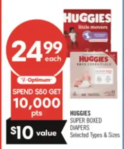Shoppers Drug Mart HUGGIES SUPER BOXED DIAPERS offer