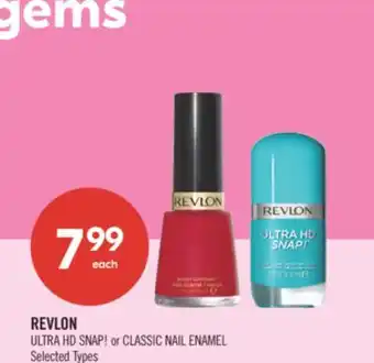 Shoppers Drug Mart REVLON ULTRA HD SNAP! or CLASSIC NAIL ENAMEL offer