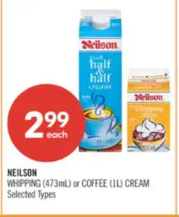 Shoppers Drug Mart NEILSON WHIPPING (473mL) or COFFEE (1L) CREAM offer