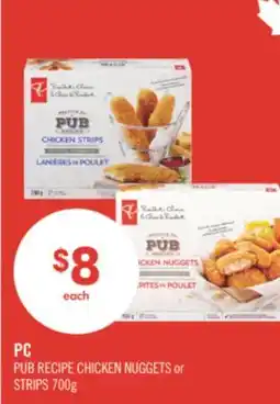 Shoppers Drug Mart PC PUB RECIPE CHICKEN NUGGETS or STRIPS offer