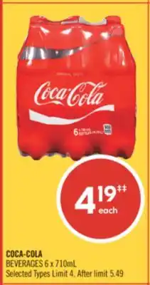 Shoppers Drug Mart COCA-COLA BEVERAGES offer