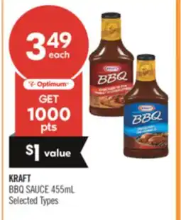 Shoppers Drug Mart KRAFT BBQ SAUCE offer