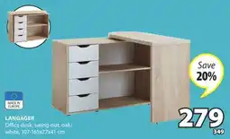 JYSK LANGAGER Office desk offer