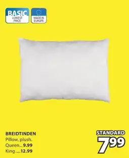 JYSK BREIDTINDEN Pillow plush offer