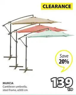 JYSK MURCIA Cantilever umbrella offer