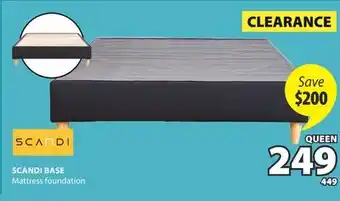 JYSK SCANDI BASE Mattress foundation offer