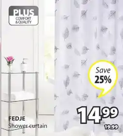 JYSK FEDJE Shower curtain offer