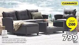 JYSK MOLKOM Polyrattan woven steel frame offer