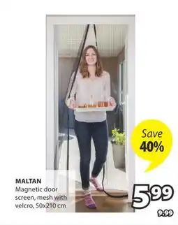 JYSK MALTAN Magnetic door screen offer