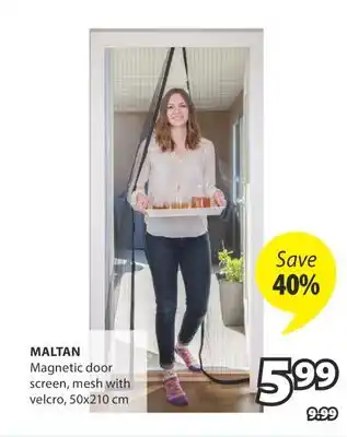 JYSK MALTAN Magnetic door screen offer