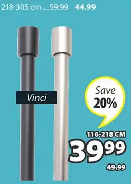 JYSK Vinci Single Curtain Rod Kit offer